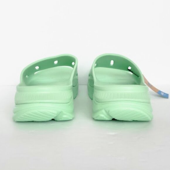 HOKA UNISEX ora recovery slide 3 lime g;ow Sz 12 men 14 women\'s NEW